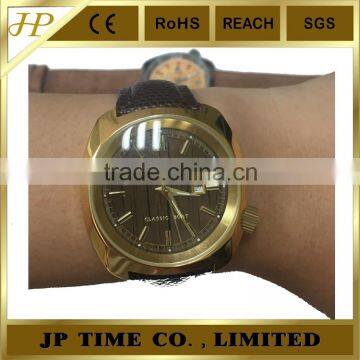 Fancy Big Crown on 3.8 Hour High Quality Swiss Movt Quartz Watch Stainless Steel Back photo-6