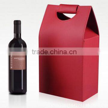 Luxury Wine Packaging Leather Wine Box photo-3
