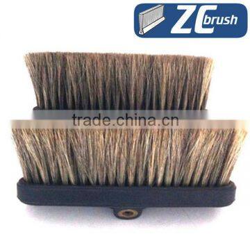 Soft wild boar bristle car wash brush