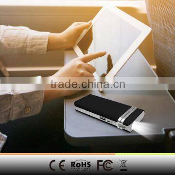 dustproof LED torch digital display powerbank 10000mah
