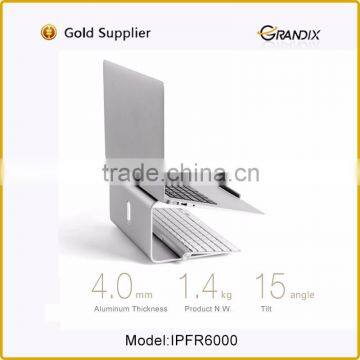 Aluminium notebook computer stand metal laptop stand