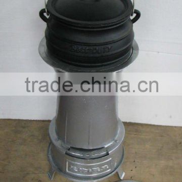 Iron wood home or garden stove for African potjie pot