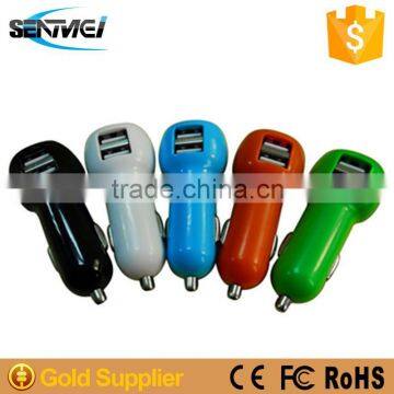 2016 New product usb car charger with twin socket