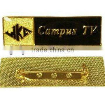 Hight Quality Scutcheon Customized Company Logo Nameplate Work Card With Pin photo-1