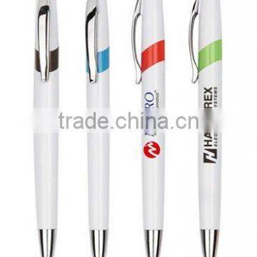 2012 spring new design retractable plastic ball pen for promotion