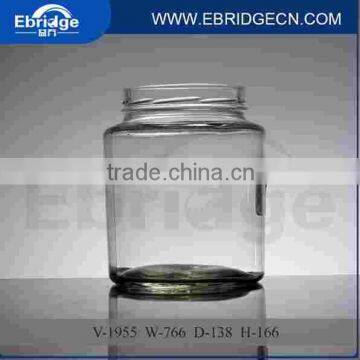 Home storage bottle,glass juice jar,glass honey jar made in china