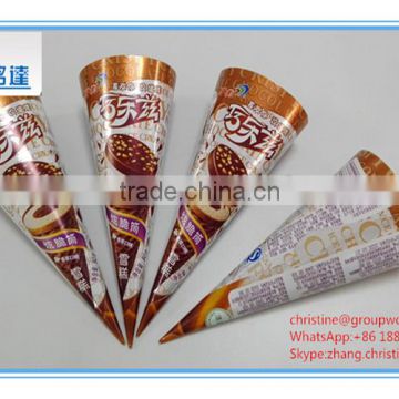 Food use aluminum foil paper, Laminated Aluminum Foil Paper For cone Ice Cream Wrapping