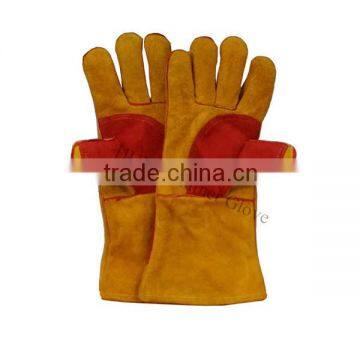 Welding Glove Made With Beef Split Leather Lining With Excellent Quality photo-4