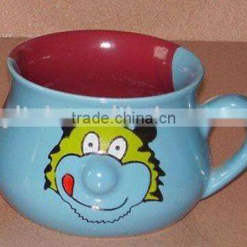 3D promotional kids ceramic mug