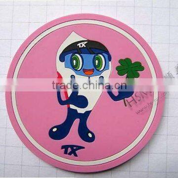 Custom Cheap Lovely Silicone Coffee Beer Cup Coaster