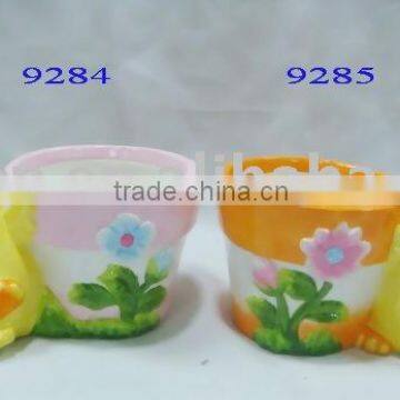 Easter gift and decoration, Easter flowerpot