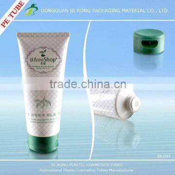 White Plastic Squeeze Tubes for cream or lotion with Green Fliptop Cap                        
                                                Quality Choice