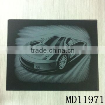 Car Print Engraving card/Scratch art foil paper/foil card/Scratch foil paper engraving art quilling art paper