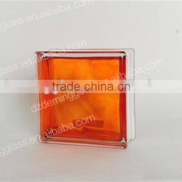 190*190*80mm Colored Glass Brick for Decoration with ISO Certificate