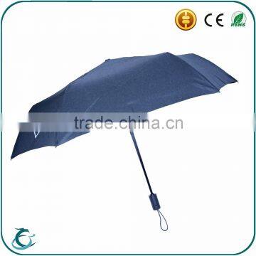 Professional design wholesale small 3 foldable umbrella with pouch