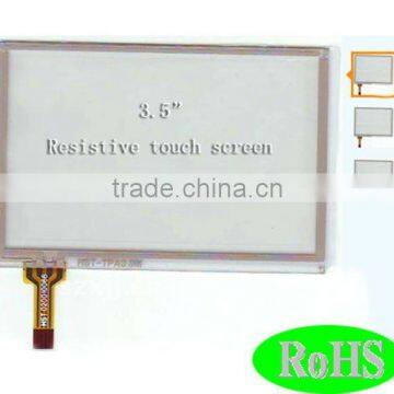 5 v dc voltage 3.5 inch touch resistive screen with MP4 MP5