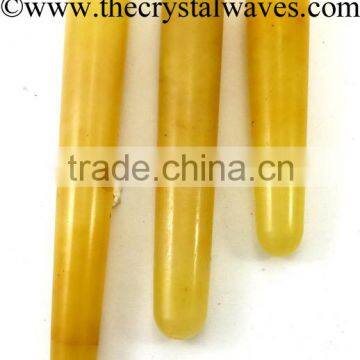 Yellow Aventurine Smooth Massage Wands