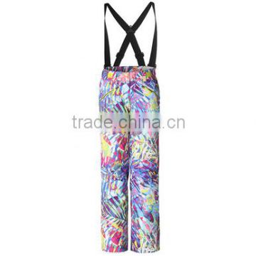 High quality women colorfull ski pants