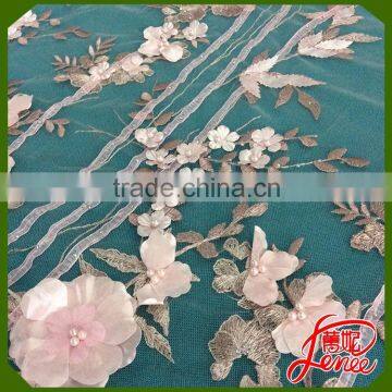 CHINA SUPPLIER POPULAR DESIGN APPLIQUE EMBROIDERY FABRIC