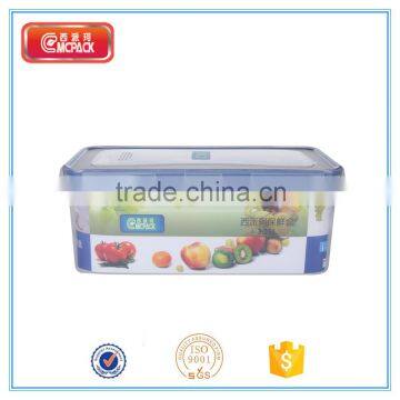 Rectangle Transparent Plastic Food Storage Container Set photo-6