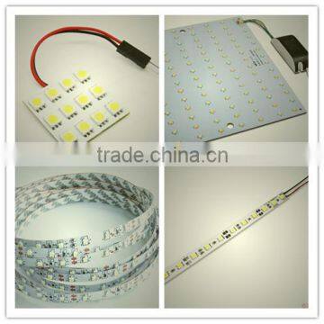 Aluminum LED circuit Board by wires with SMD , best PCBA service and PCB assembly multilayer,pcb design from shenzhen China