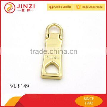 High Quality Zipper Slider With Custom Engraved Logo and Letters