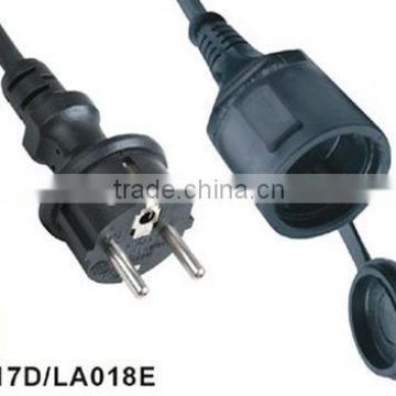 VDE approval eu power cords extension socket