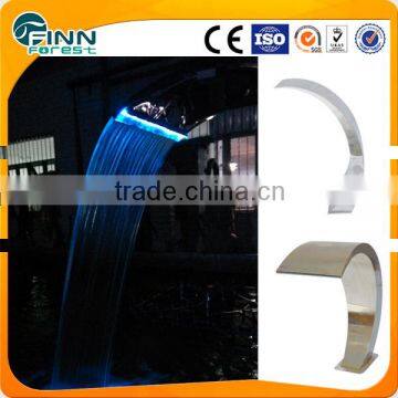 hot sale pool spa stainless steel water curtain