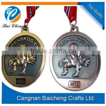 High quality die struck custom metal medal