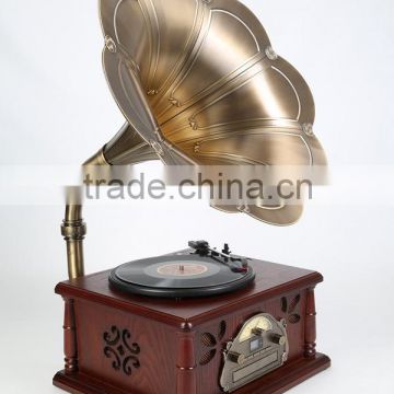 2016 newest Classic Wooden Design Radio gramophone