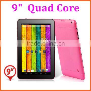 China 9 inch Android Actions atm7029 Quad core Tablet PC Wifi Bluetooth HDM Itablet 5colors in stock