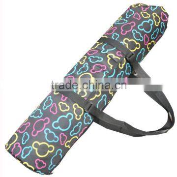 Hot Selling Full Printed Satin Round Handle Fashion Yoga Bag photo-3