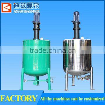 Stainless steel hot water storage tank with pneumatic mixing