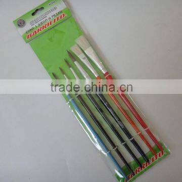 round gouache color drawing brush