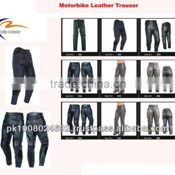 Leather Trouser women black Motorbike tight leather pants