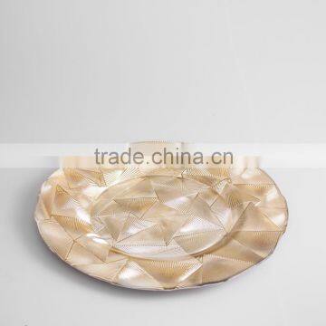 SAMYO Hot Sale Wedding Charger Plates, Glass Plate ,charger Plates Wholesale photo-2
