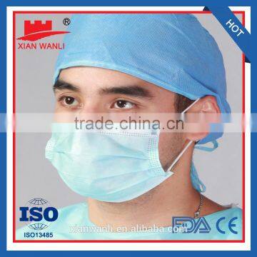 3 ply nonwoven medical ear-loop face mask