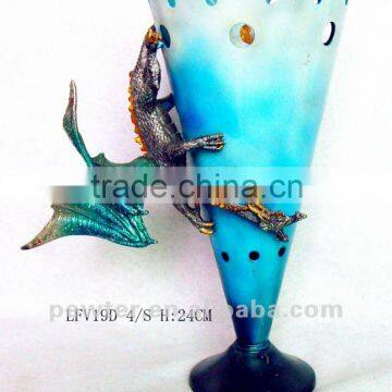 Cup shape with Dragon Vase home Decoration