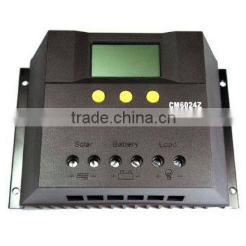 CM60 60A 12V/24V PWM Solar Charge Controller With LCD Display for Home System photo-3