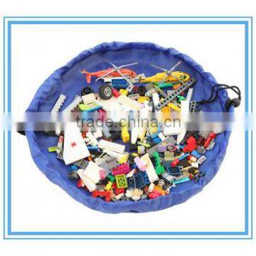 promotional with your own logo drawstring kids toy storage bags, toy organizer for kids