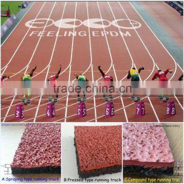 Free Sample Artificial Grass Tile, Playground, Stadium Running Track, Epdm Rubber Manufacture, Runway FL-M-11143 photo-5