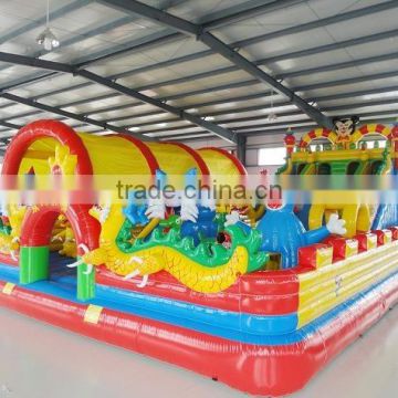 inflatable fun city equipment small indoor playground