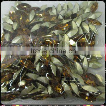 Feilang brand horse eyes point back crystal with various color available