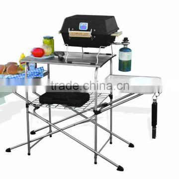 picnic folding table, camping folding table, backyard BBQ folding table, tailgating folding table, easy carry folding table