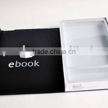 creative ebook packaging made of paperboard with tray