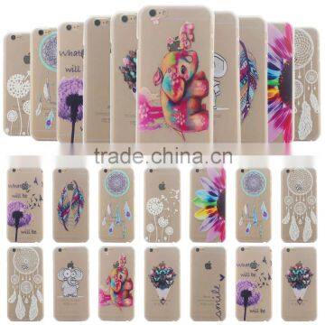 Various Pattern Hard Back Case Cover For Apple iPhone Ultra Transparent Luxury case