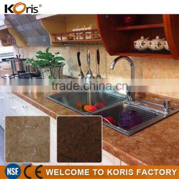 Modified acrylic artificial imitation faux marble slab table top