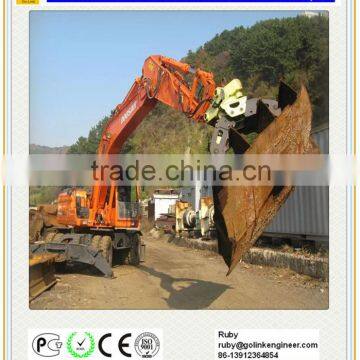 high quality and low price excavator hydraulic log grapple