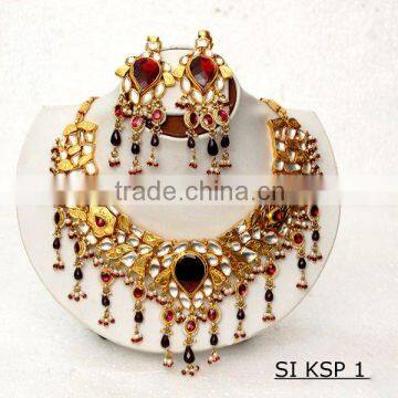 Kundan Style Necklace set