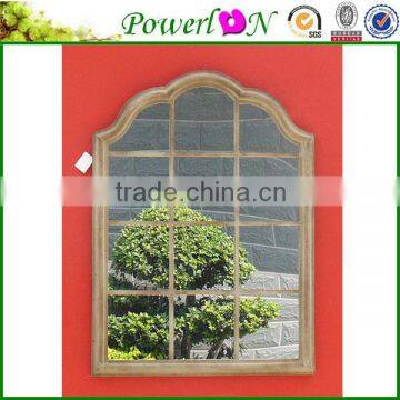 Fashion High Quality Antique Wrough Iron Frame Garden Mirror For Home Decoration Patio PL08-34127